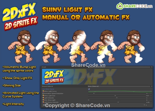 2D Sprite Tool,Sprite Effect Unity,2D Sprite FX,2DxFX